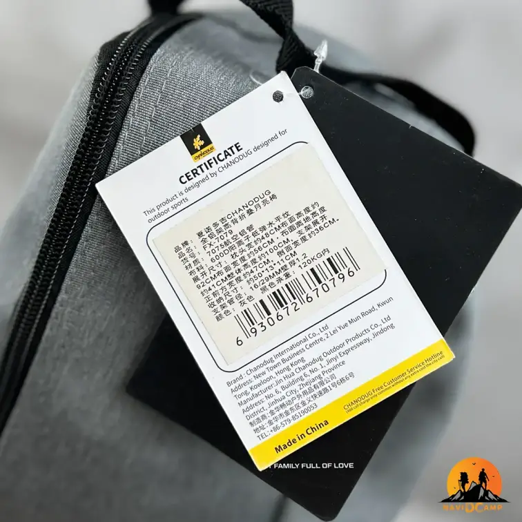 صندلی کمپینگ چانوداگ مدل FX-7079