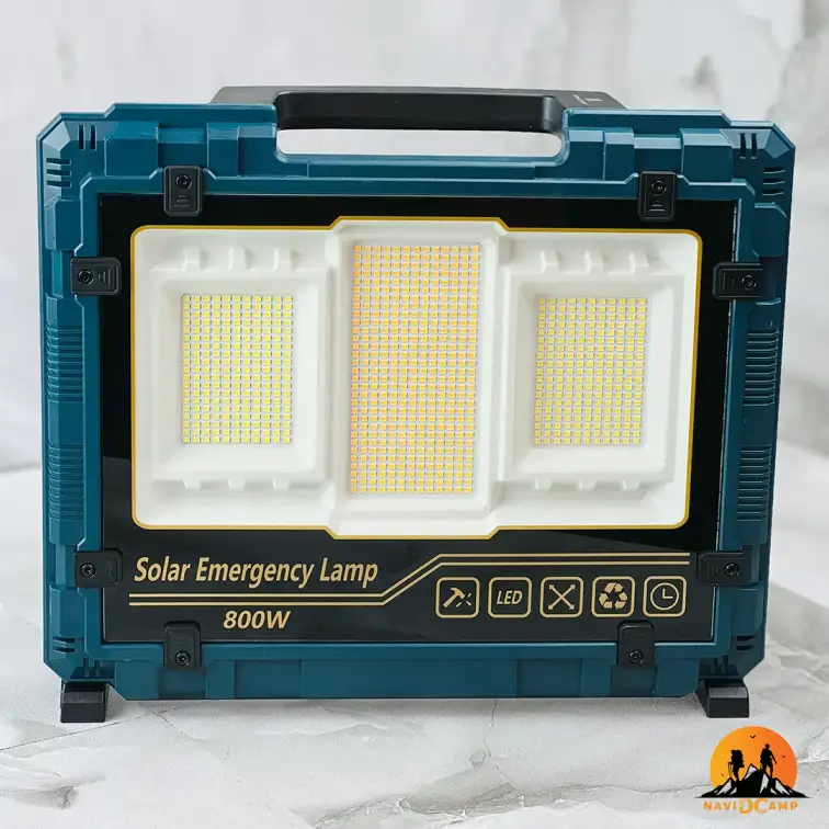 چراغ پروژکتور شارژی خورشیدی 800 وات مدل W8121-3