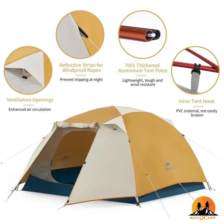 چادر سه نفره نیچرهایک مدل CNK2300ZP024