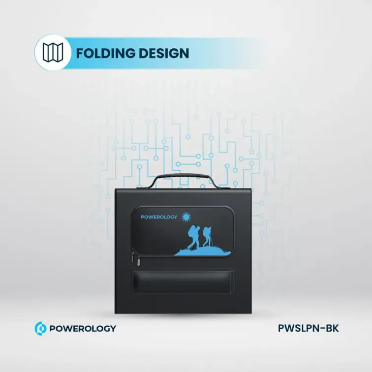 پنل خورشیدی مونو کریستالین 60 وات پاورولوژی مدل Powerology PWSLPN-BK