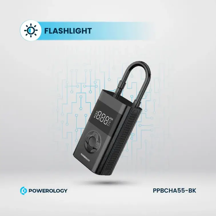 پمپ باد و پاوربانک پاورولوژی مدل PPBCHA55-BK