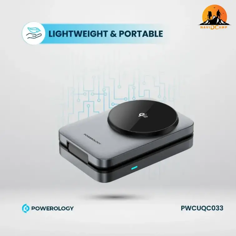 شارژر وایرلس 3 کاره پاورولوژی مدل PWCUQC033