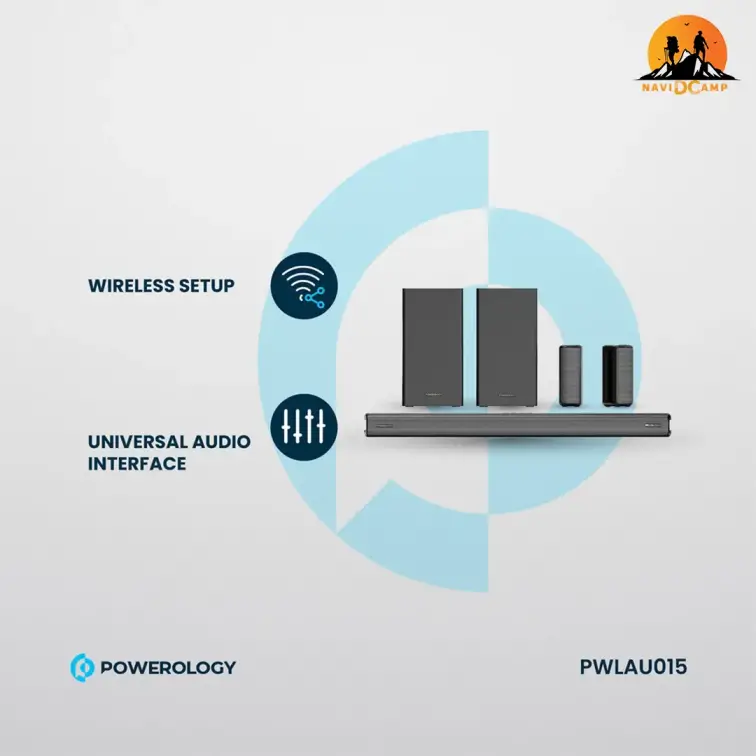 سینما خانگی بی سیم پاورولوژی مدل PWLAU015
