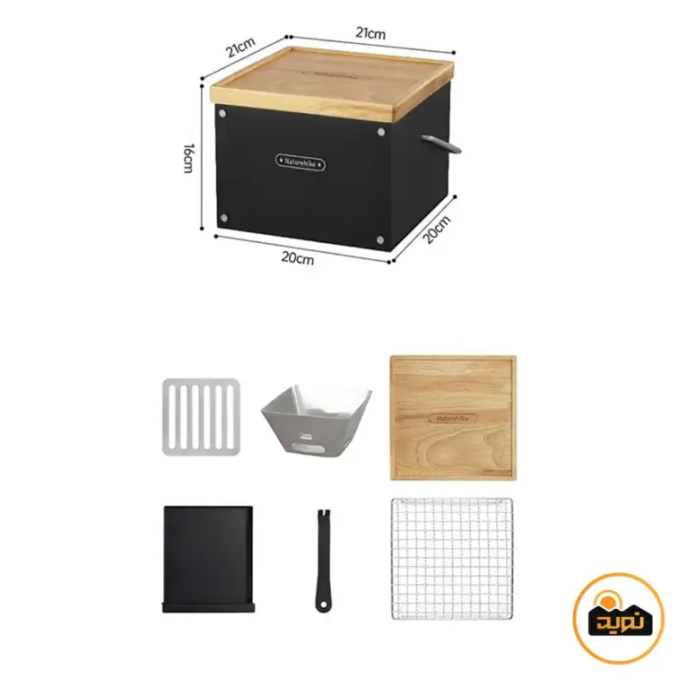 بخاری زغالی کمپینگ نیچرهایک مدل CNK2300CF010