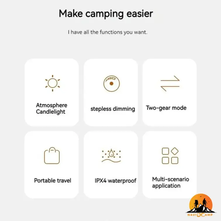 چراغ فانوسی نیچرهایک مدل CNK2300DQ014