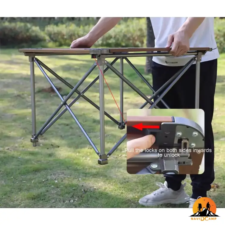 میز آلومینیومی بی آر اس مدل BRS-Z31B