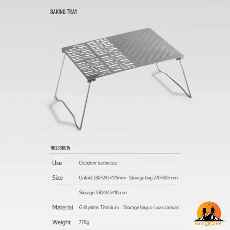 گریل تاشو تیتانیومی مدل NH20SK015