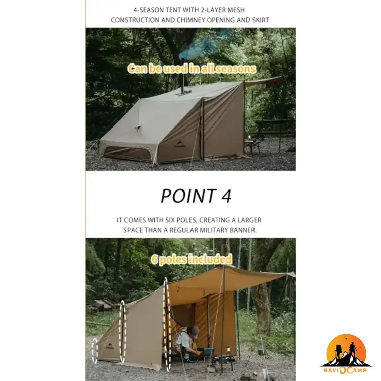 چادر سایبان دار نیچرهایک مدل CNK2450WS026