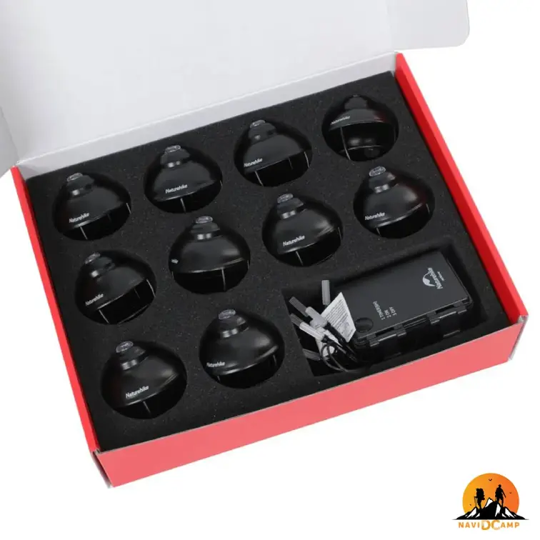 چراغ ریسه ای کمپینگ Atmosphere نیچرهایک NH21ZM001