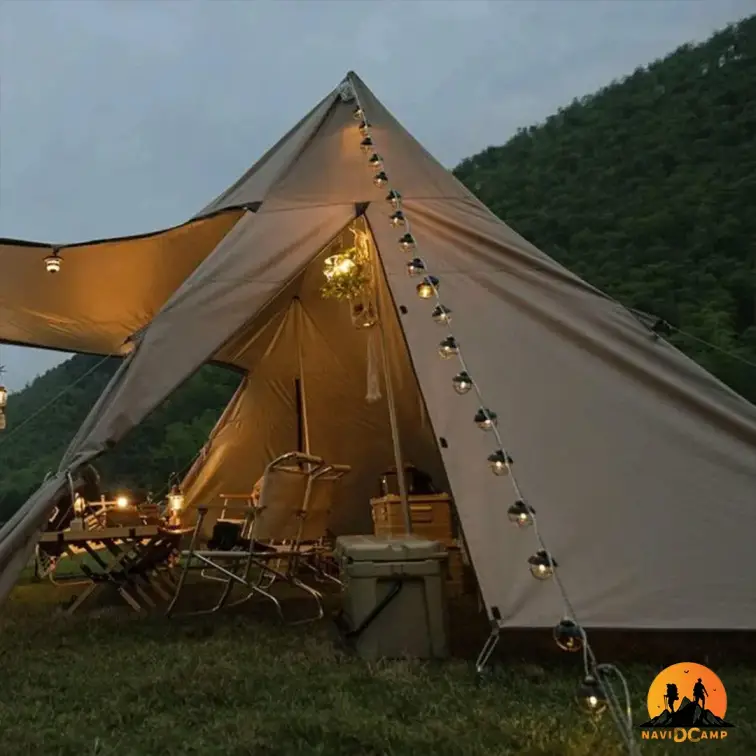 چراغ ریسه ای کمپینگ Atmosphere نیچرهایک NH21ZM001