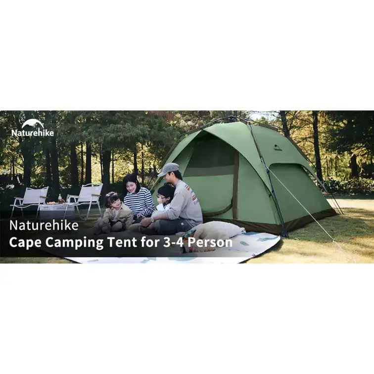 چادر اتوماتیک 4 نفره نیچرهایک مدل CNK2300ZP036