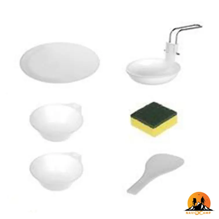 ست ظروف دو نفره درب فلزی اسنوهاک کد C11-D55A