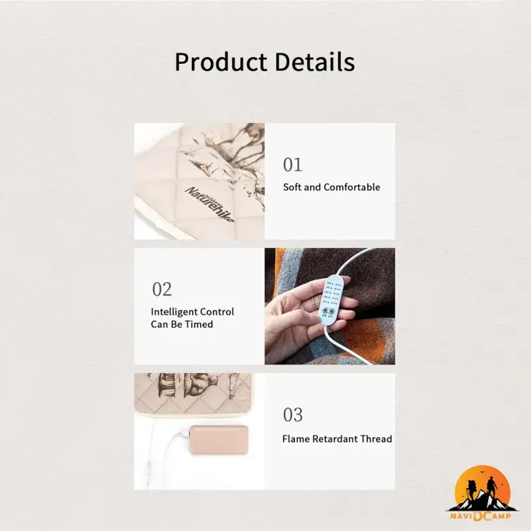 پد گرمایش چند منظوره نیچرهایک مدل NH20FCD15