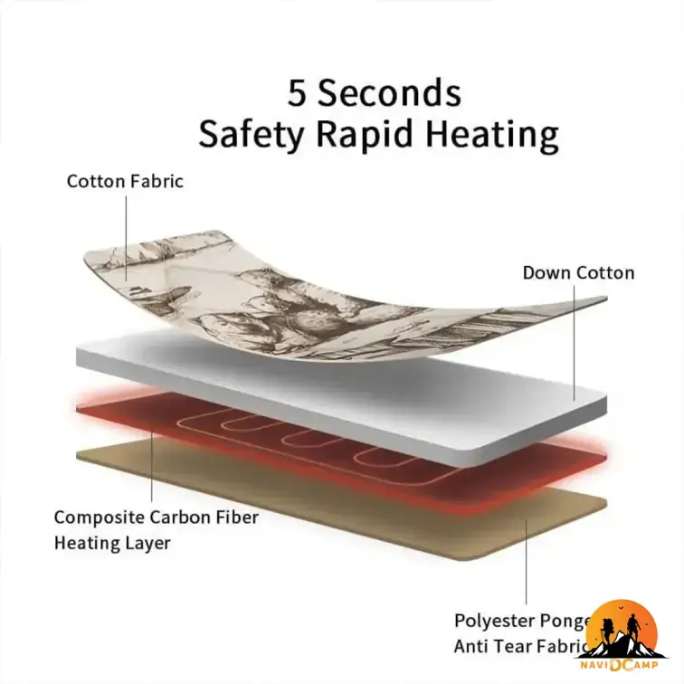 پد گرمایش چند منظوره نیچرهایک مدل NH20FCD15