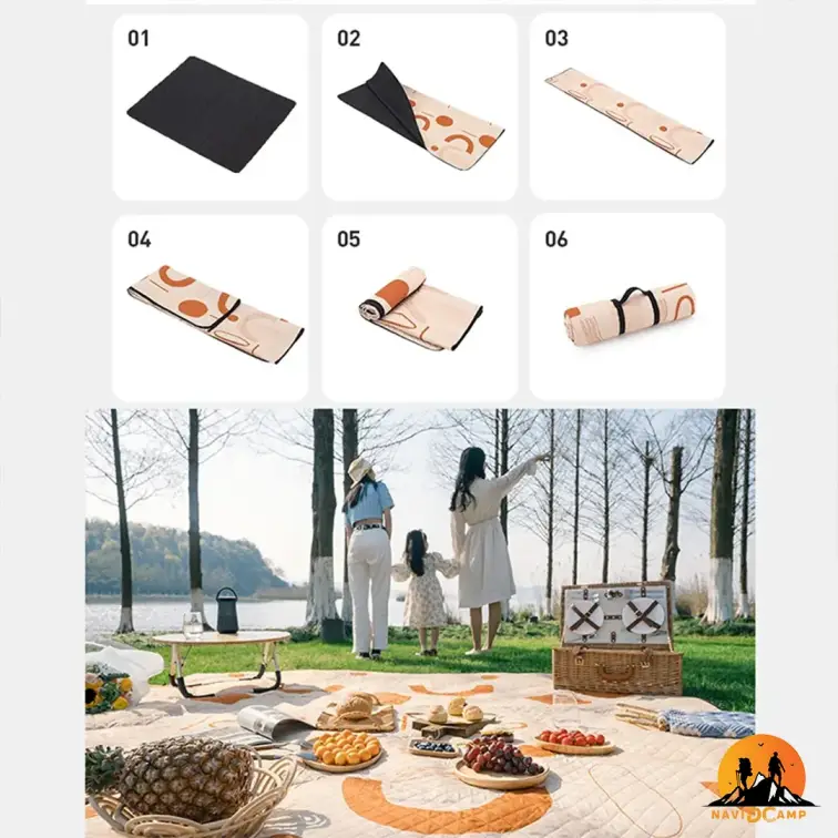 زیرانداز مسافرتی 6 تا 8 نفره نیچرهایک مدل NH21FCD01