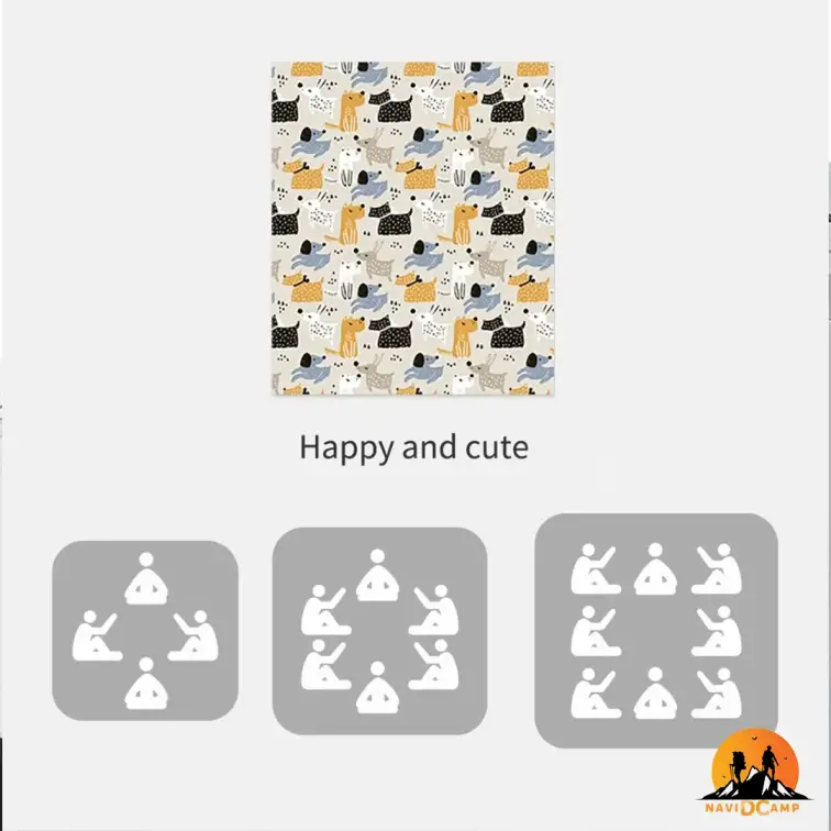 زیرانداز مسافرتی 6 تا 8 نفره نیچرهایک مدل NH21FCD01