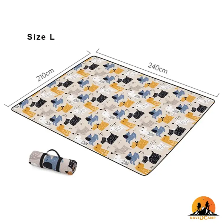 زیرانداز مسافرتی 6 تا 8 نفره نیچرهایک مدل NH21FCD01