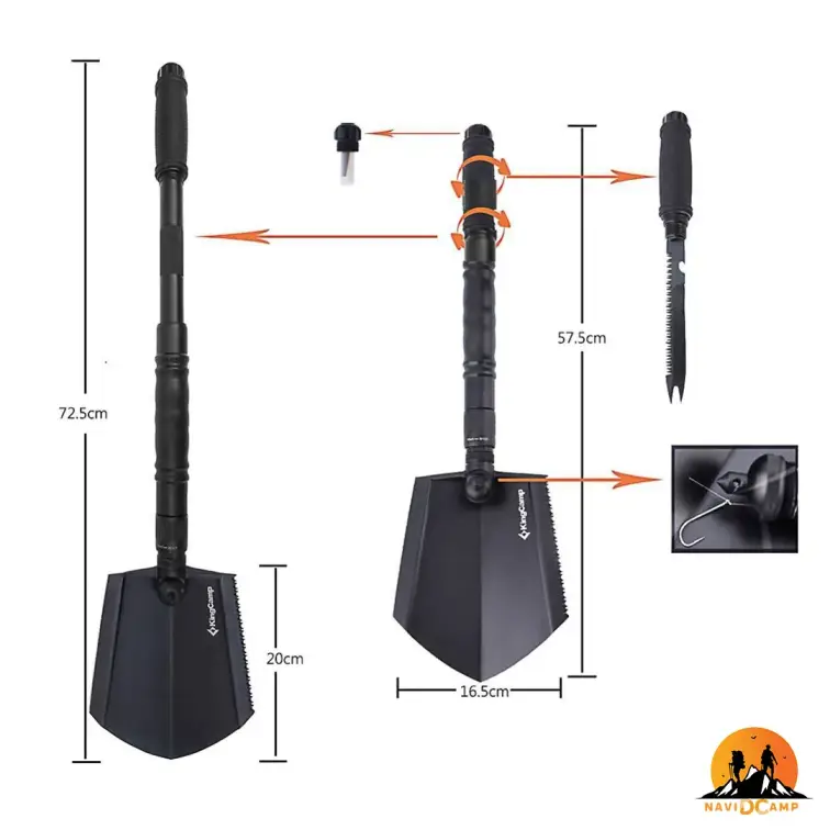 بیل تاشو چند منظوره کینگ کمپ مدل KA6809