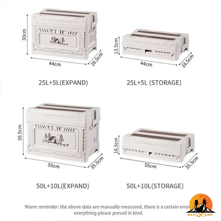 جعبه وسایل 50+10 لیتر نیچرهایک مدل CNH22SN019