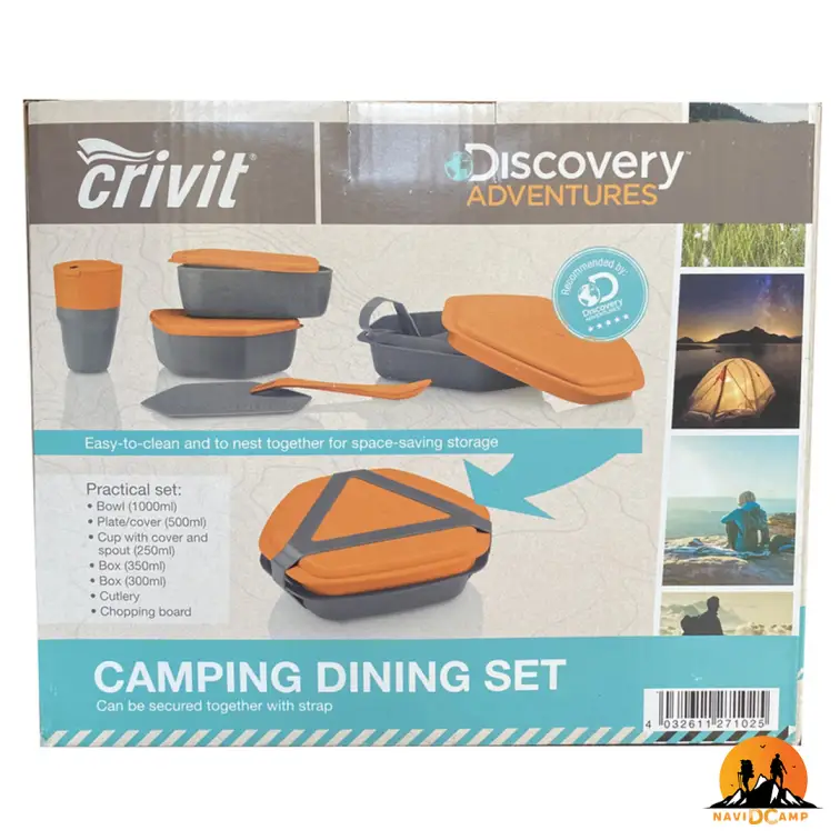 مجموعه ظروف سفری کریویت هشت پارچه