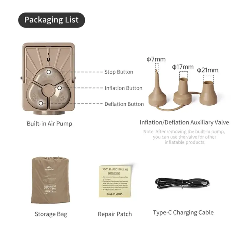 تشک بادی 3 نفره نیچرهایک مدل CNK2550WS013