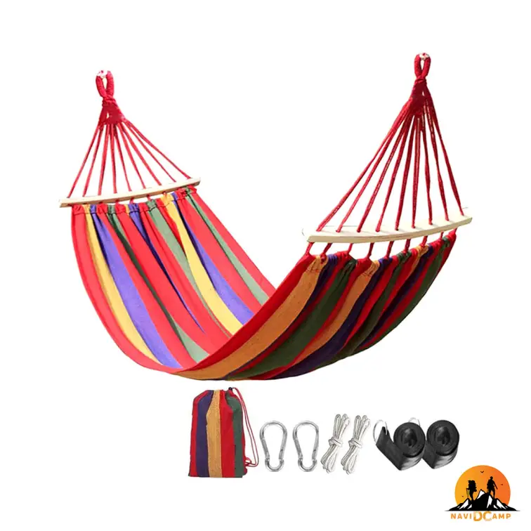 تخت آویز سفری دو نفره چوبدار